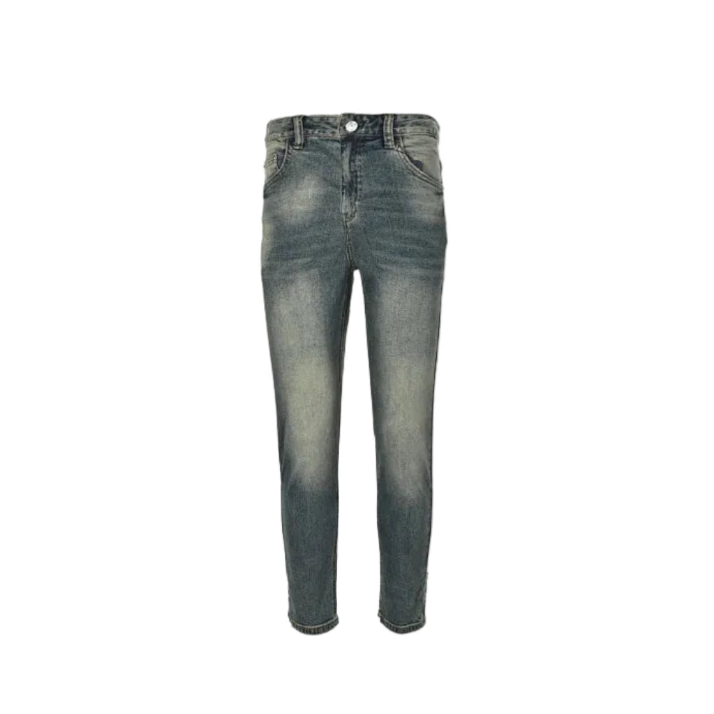 Louis Vuitton Heavy Wash Slim Jeans — Vintage Blue Grey