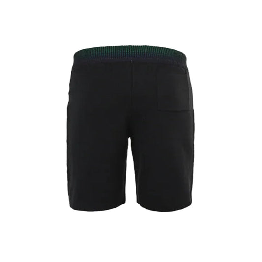 Louis Vuitton Marque Script Rib-Waist Shorts — Black