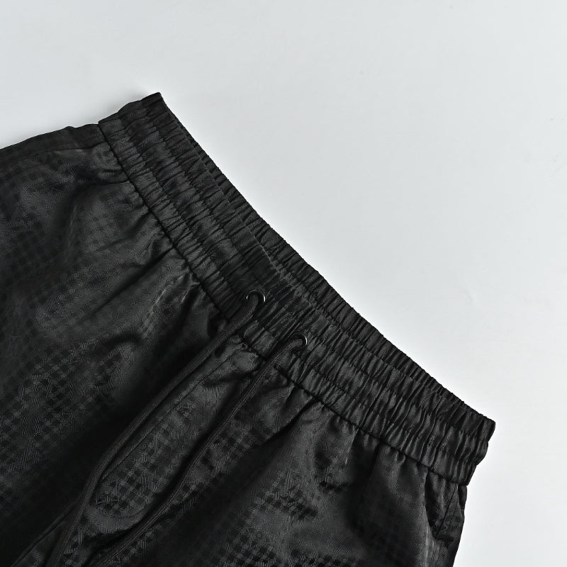 Louis Vuitton Monogram Jacquard Swim Shorts — Black