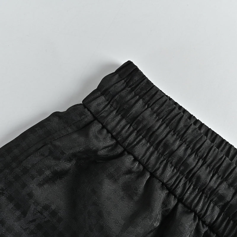 Louis Vuitton Monogram Jacquard Swim Shorts — Black