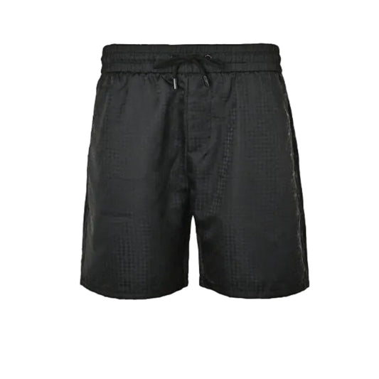 Louis Vuitton Monogram Jacquard Swim Shorts — Black