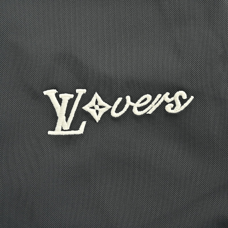 Louis Vuitton Script Logo Slim Joggers — Charcoal