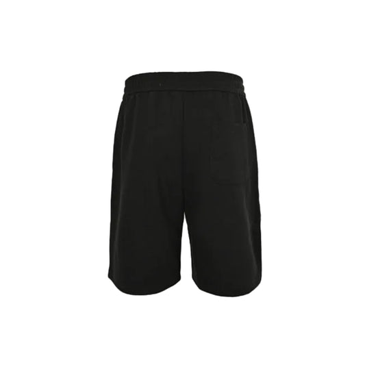 Gucci Collegiate Crest Fleece Shorts – Black / Tri-Color Drawstring