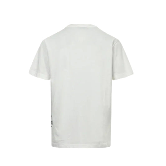 Gucci Ivory Script Hem Graphic Tee