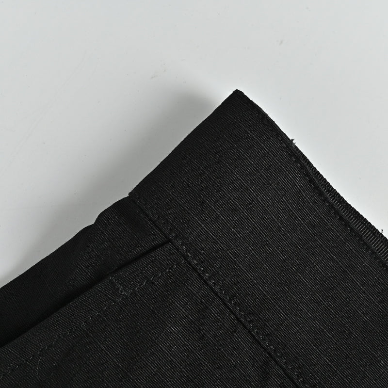 Louis Vuitton Tonal Monogram Jacquard Wide-Leg Trousers — Black