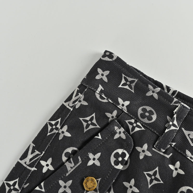Louis Vuitton Monogram x Desert Camo Cargo Trousers — Black x Sand