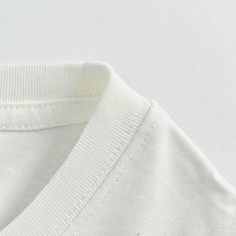 PRADA Milano Dal 1913 Brushstroke Triangle Graphic Crewneck Tee PRD White
