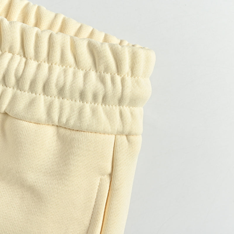 Louis Vuitton Signature Fleece Shorts — Cream