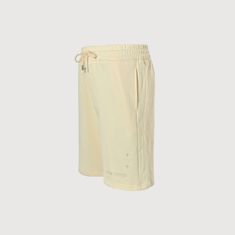 Louis Vuitton Signature Fleece Shorts — Cream