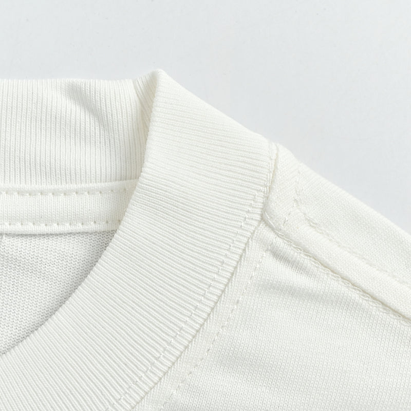 Gucci White Neon Halo Wordmark Graphic Tee
